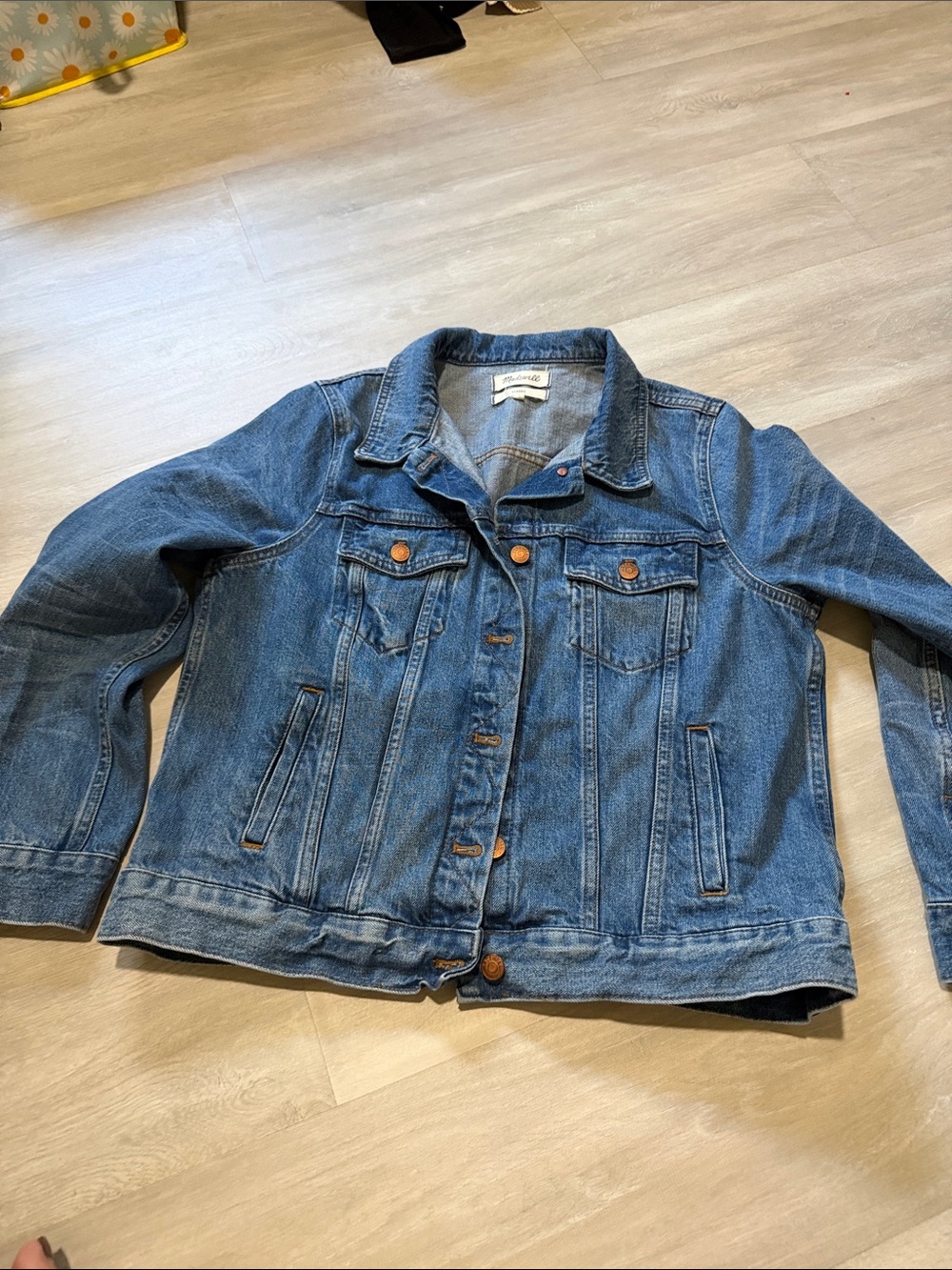 Madewell  classic denim jacket size XL